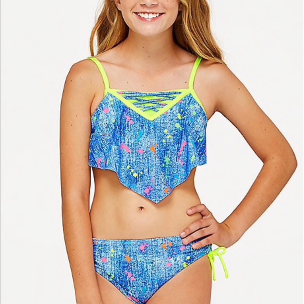 Justice swimsuit. 2 piece